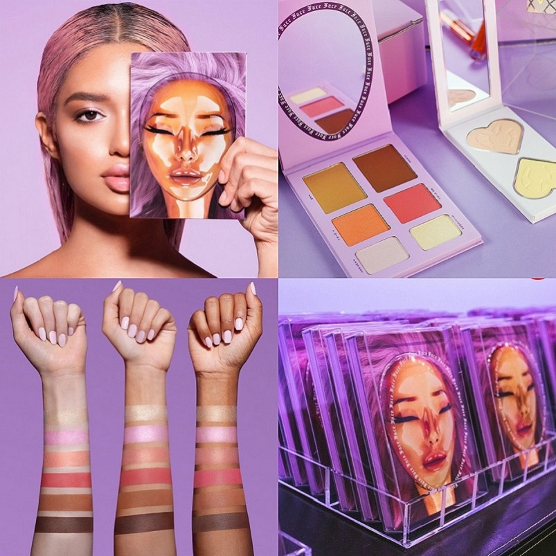 Makeup eyeshadow Dragun Beauty face PALETTE highlighter palette blushes shine bright face contours powder highlights., Customize
Makeup eyeshadow Dragun Beauty face PALETTE highlighter palette blushes shine bright face contours powder highlights., Customize
