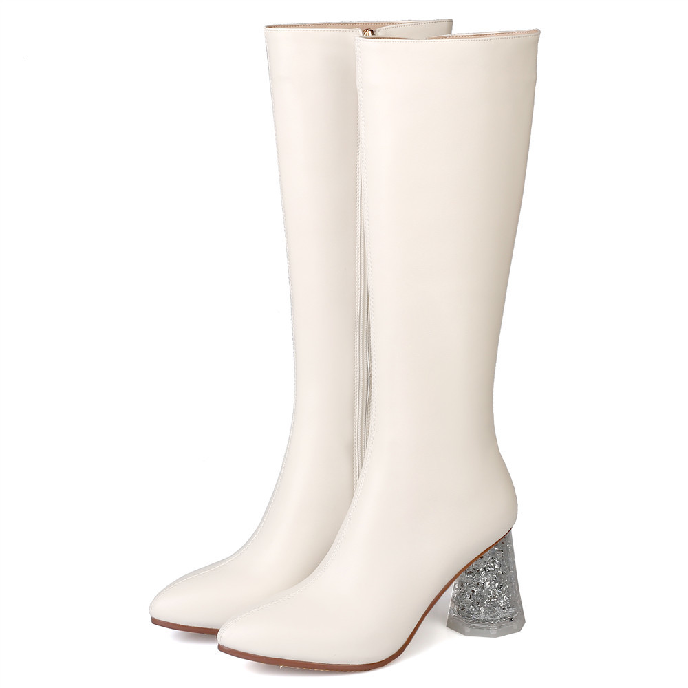 2021 New Genuine Female Crystal Heels Knee High Pants Winter Shoes Wedding Boots PGU7, White not fur
2021 New Genuine Female Crystal Heels Knee High Pants Winter Shoes Wedding Boots PGU7, White not fur