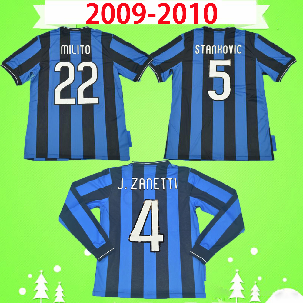 MILITO J.ZANETTI STANHOVIC 2009 2010 FINALS Madrid Retro soccer jersey VIEIRA 09 10 football shirt classic Vintage QUARESMA SNEIJDER MILAN, Black;yellow
MILITO J.ZANETTI STANHOVIC 2009 2010 FINALS Madrid Retro soccer jersey VIEIRA 09 10 football shirt classic Vintage QUARESMA SNEIJDER MILAN, Black;yellow