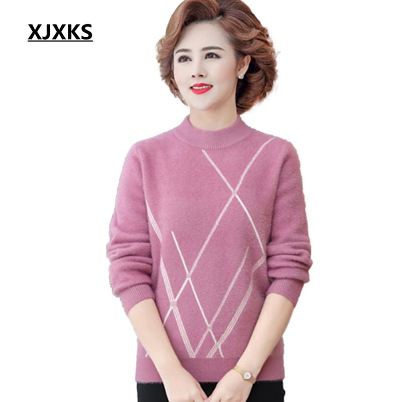 XJXKS Loose plus size women winter turtleneck sweater 2020 new comfortable cashmere knit sweater women pullover, Blue
XJXKS Loose plus size women winter turtleneck sweater 2020 new comfortable cashmere knit sweater women pullover, Blue