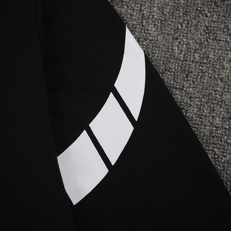 women hooded sweatshirts cartoon bear embroidery black white patchwork hoodies autumn long sleeve Tracksuits Female Tops 201029