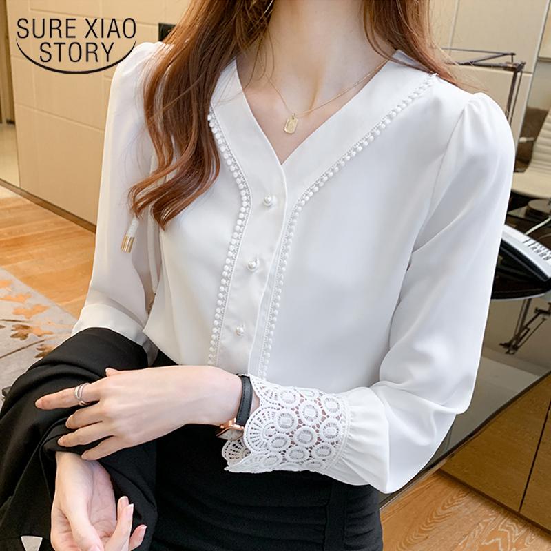 Women's Blouses & Shirts 2022 Spring Chiffon Blouse Plus Size Loose White Shirt Tops Female Puff Sleeve V-neck Casual Office Lady Chic
Women's Blouses & Shirts 2022 Spring Chiffon Blouse Plus Size Loose White Shirt Tops Female Puff Sleeve V-neck Casual Office Lady Chic