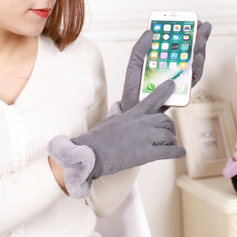 Fashion suede gloves warm riding outdoor winter cold protection touch screen fur mouth plus velvet gloves
Fashion suede gloves warm riding outdoor winter cold protection touch screen fur mouth plus velvet gloves
