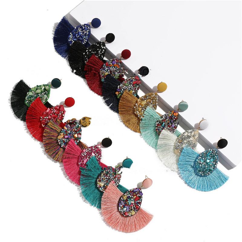 Bohemian Waterdrop Exaggerate Tassels Earrings Women Fashion Jewelry Street Style Retro Geometry Earrings
Bohemian Waterdrop Exaggerate Tassels Earrings Women Fashion Jewelry Street Style Retro Geometry Earrings