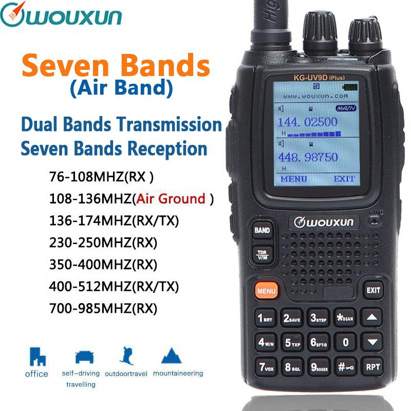 Wouxun KG-UV9D Plus Upgrade Multi-Band Multi-functional DTMF CB Two Way Raidos 7 bands Included Air Band, 136-174MHz/400-512MHz
Wouxun KG-UV9D Plus Upgrade Multi-Band Multi-functional DTMF CB Two Way Raidos 7 bands Included Air Band, 136-174MHz/400-512MHz