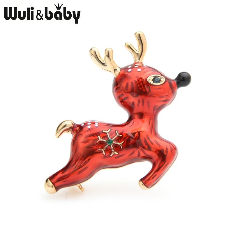Pins, Brooches Wuli&baby White Red Deer Women Alloy Enamel Snowflake Elk Animal Brooch Pins Christmas Year Gifts
Pins, Brooches Wuli&baby White Red Deer Women Alloy Enamel Snowflake Elk Animal Brooch Pins Christmas Year Gifts