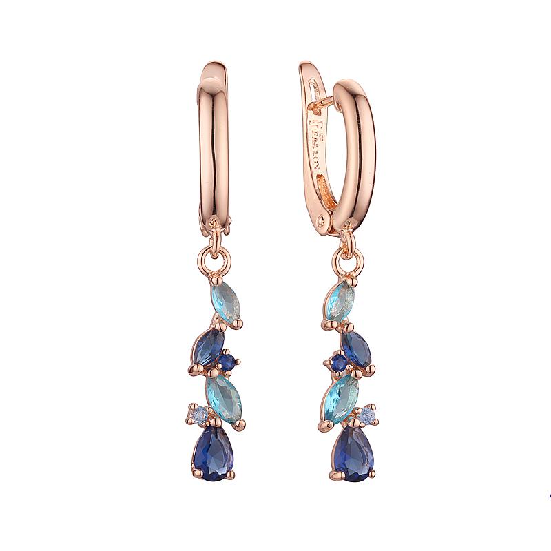 2021 New Korean Long Earrings 585 Rose Gold Color Jewelry Luxury Blue Cubic Zircon Women Drop Earrings
2021 New Korean Long Earrings 585 Rose Gold Color Jewelry Luxury Blue Cubic Zircon Women Drop Earrings