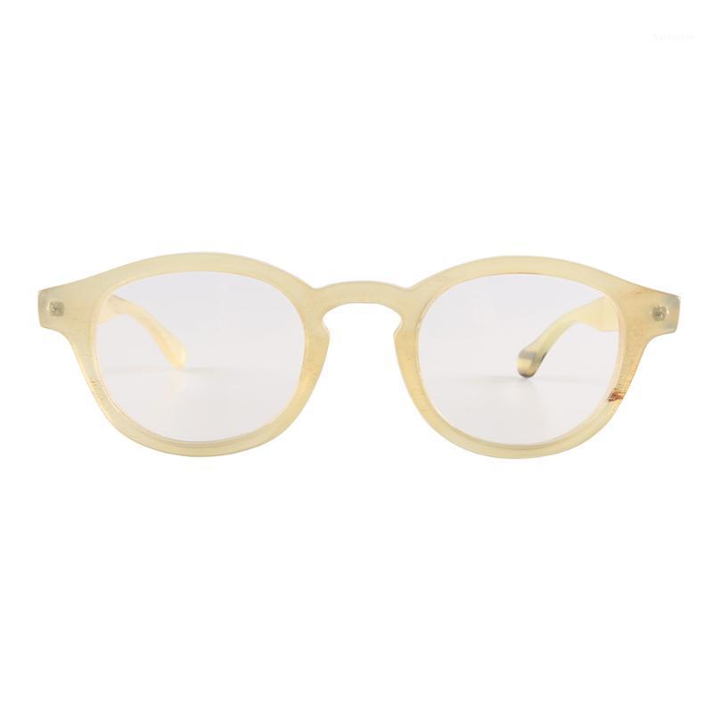 Large horn optical eyeglasses spectacle glasses eyewear frame classic oval jelly transparent light yellow beach sunglasses1
Large horn optical eyeglasses spectacle glasses eyewear frame classic oval jelly transparent light yellow beach sunglasses1