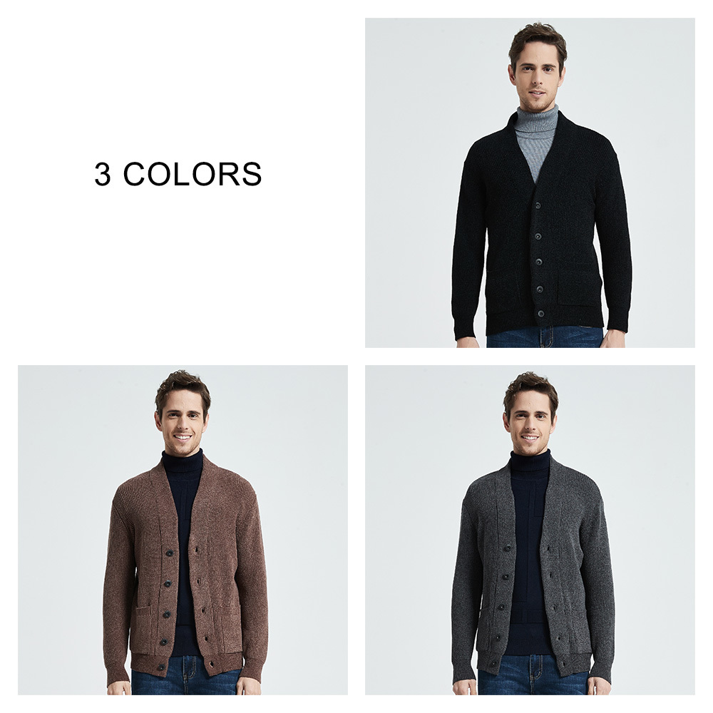 COODRONY Turtleneck Sweater Coat Men Fashion Streetwear Cardigan Men Autumn Winter Arrival Soft Warm Knitted Cardigans C1195 201221
