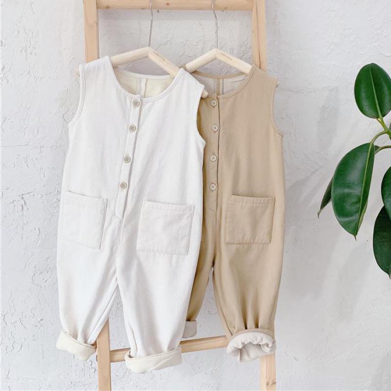 2021 New Children Kids Pants Boys Girls Pocket Cotton Plus Veet Thick Casual Jumpsuits Baby Clothing Overalls 1-6 Yrs 6en6, 20608khaki
2021 New Children Kids Pants Boys Girls Pocket Cotton Plus Veet Thick Casual Jumpsuits Baby Clothing Overalls 1-6 Yrs 6en6, 20608khaki
