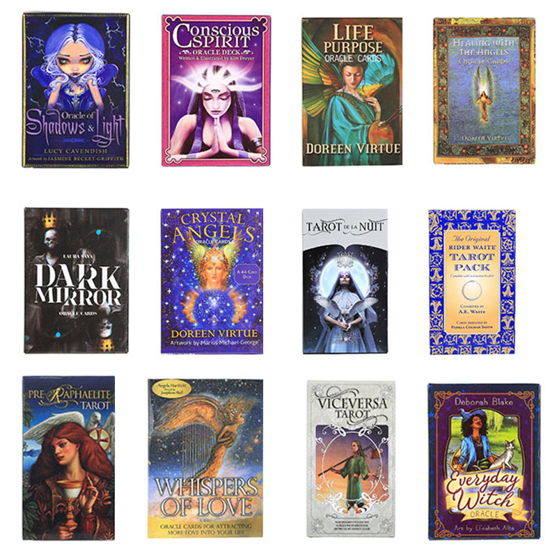 Modern Creative Tarot Cards Deck Board Games Family Holiday Party English Game Cards Entertainment
Modern Creative Tarot Cards Deck Board Games Family Holiday Party English Game Cards Entertainment
