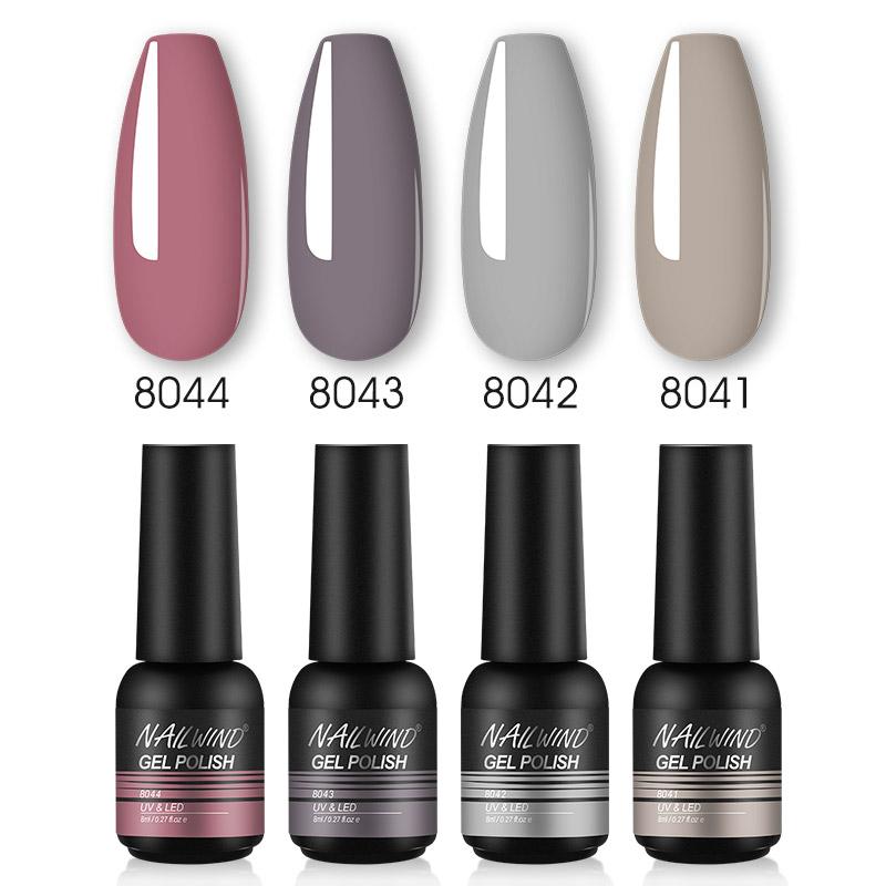 NAILWIND 4PCS Gel Nail Polish Set Semi Permanent UV LED Hybrid Varnishes Base Top Coat For Nais Art Manicure Kit Gel Polish set
NAILWIND 4PCS Gel Nail Polish Set Semi Permanent UV LED Hybrid Varnishes Base Top Coat For Nais Art Manicure Kit Gel Polish set