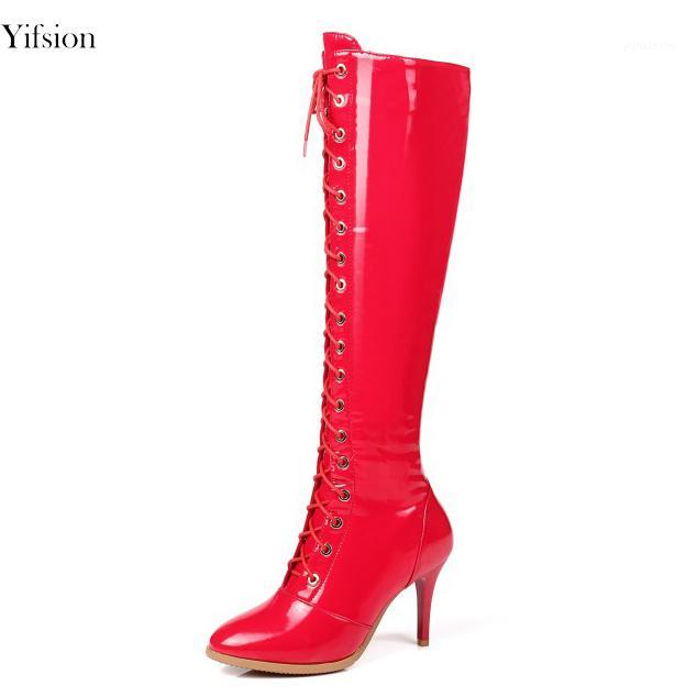 Olomm New Women Knee High Boots Sexy Thin High Heels Boots Stylish Round Toe Black Red Party Casual Shoes Women US Size 3-131, D0050 red
Olomm New Women Knee High Boots Sexy Thin High Heels Boots Stylish Round Toe Black Red Party Casual Shoes Women US Size 3-131, D0050 red