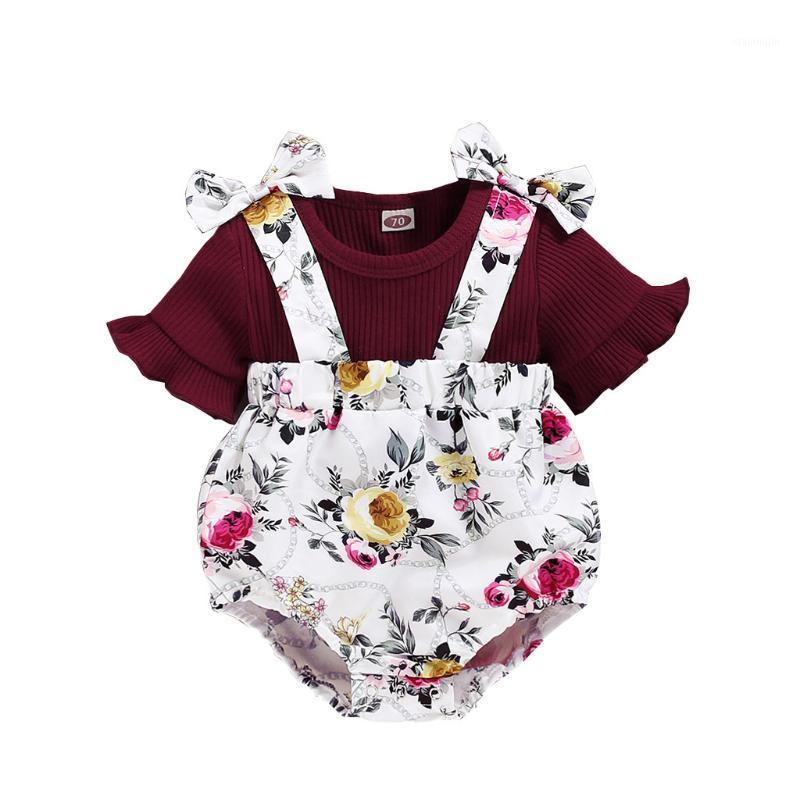 KANCOOLD summer children's trumpet sleeve solid color pit strip top + floral print suspenders suit two-piece suit1, Red
KANCOOLD summer children's trumpet sleeve solid color pit strip top + floral print suspenders suit two-piece suit1, Red