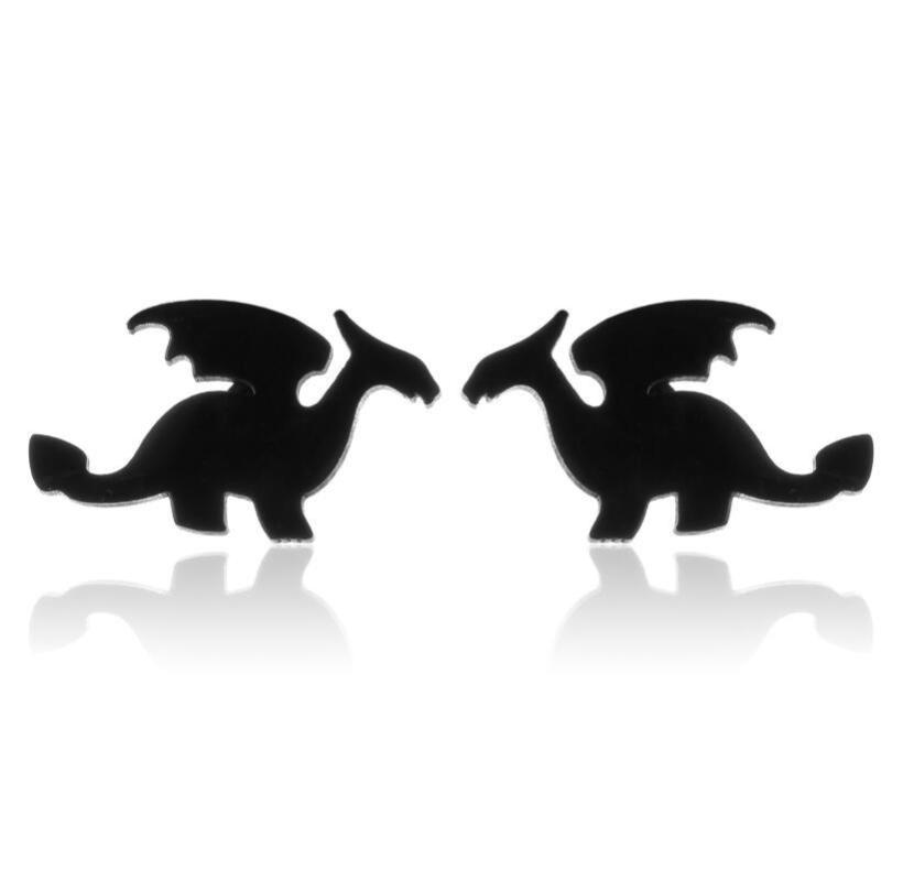Cartoon Animal Winged Dinosaur Stud Earrings Kolczyki for Girls Kid Stainless Steel Christmas Jewelry Women Boucle Doreille
Cartoon Animal Winged Dinosaur Stud Earrings Kolczyki for Girls Kid Stainless Steel Christmas Jewelry Women Boucle Doreille
