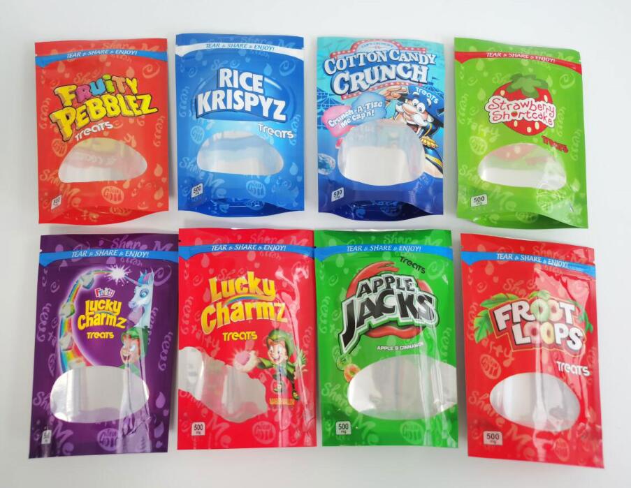 infused cereal edibles treats plastic packaging bags fruit loops apple jacks rice crunch fruity pebbles
infused cereal edibles treats plastic packaging bags fruit loops apple jacks rice crunch fruity pebbles