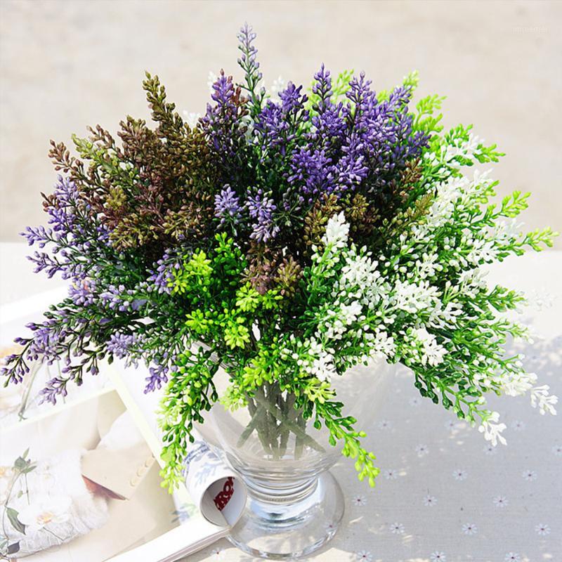 15 heads silk lavender artificial plastic flowers grain decorative Simulation of aquatic plants vases for home wedding decora1, White
15 heads silk lavender artificial plastic flowers grain decorative Simulation of aquatic plants vases for home wedding decora1, White