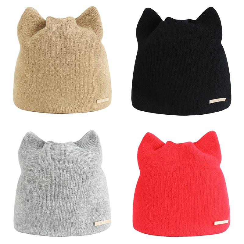 Cat Ears Casual Beanies For Men Women Fashion Knitted Winter Hat Solid Color Beanie Hat Bonnet Unisex Cap, Bg
Cat Ears Casual Beanies For Men Women Fashion Knitted Winter Hat Solid Color Beanie Hat Bonnet Unisex Cap, Bg