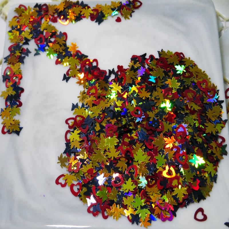1Bag Holographic Heart/Butterfly/Leaf Nail Sequins Flakes 3D Nail Art Glitter Laser Gold Black Paillette Manicure Decorations
1Bag Holographic Heart/Butterfly/Leaf Nail Sequins Flakes 3D Nail Art Glitter Laser Gold Black Paillette Manicure Decorations