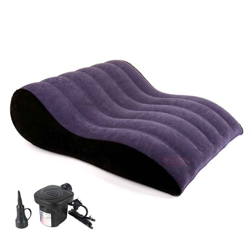 New Inflatable Sex Aid Wedge Pillow Love Position Cushion Aid Furniture Recliner Couple Loves Game Toys Lumbar Pillows 201226