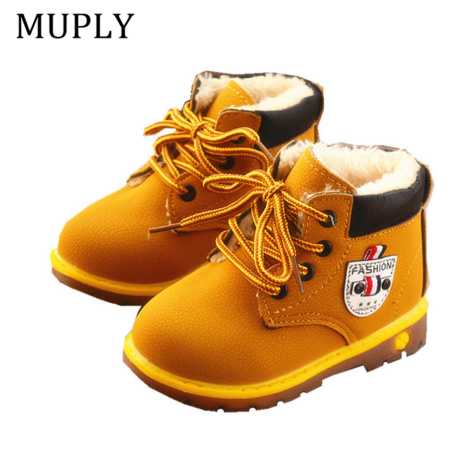 Winter Children's Snow Boots Shoes Warm Plush Soft Bottom Baby Boys Girls Boots Leather Winter Snow Boot For Kids Y1118, Yellow
Winter Children's Snow Boots Shoes Warm Plush Soft Bottom Baby Boys Girls Boots Leather Winter Snow Boot For Kids Y1118, Yellow