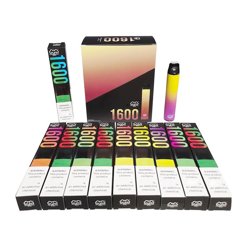 Newest PUFF XXL 1600 Disposable Vape 5ml Cartridge 1600 puffs empty Starter Kit Device System Vaporizers empty PK Puff bang xl XTRA
Newest PUFF XXL 1600 Disposable Vape 5ml Cartridge 1600 puffs empty Starter Kit Device System Vaporizers empty PK Puff bang xl XTRA