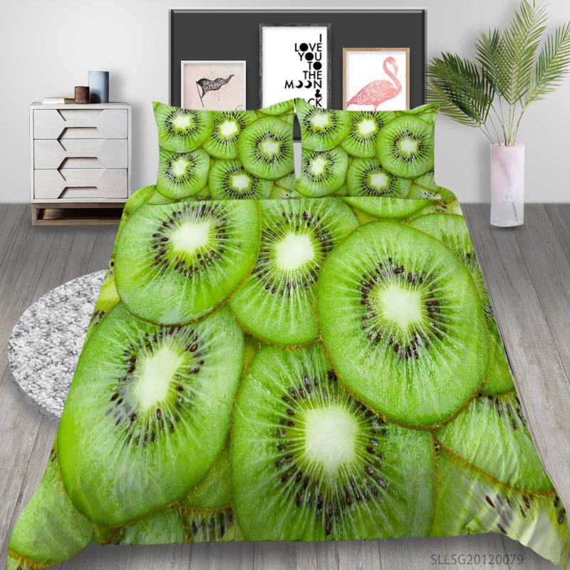 3D Bedding Set Luxury Fruit Duvet Cover Set Kiwifruit Print King Queen Size Modern Home Bed Pillowcase 2/3 PCS, Style 3
3D Bedding Set Luxury Fruit Duvet Cover Set Kiwifruit Print King Queen Size Modern Home Bed Pillowcase 2/3 PCS, Style 3