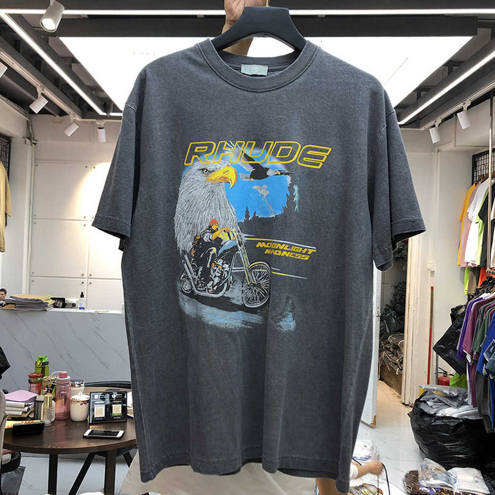 Rhude T Shirt Washed Do Old Eagle Top Tees Men Women High Quality Casual Streetwear Rhude T-shirts 200924
Rhude T Shirt Washed Do Old Eagle Top Tees Men Women High Quality Casual Streetwear Rhude T-shirts 200924