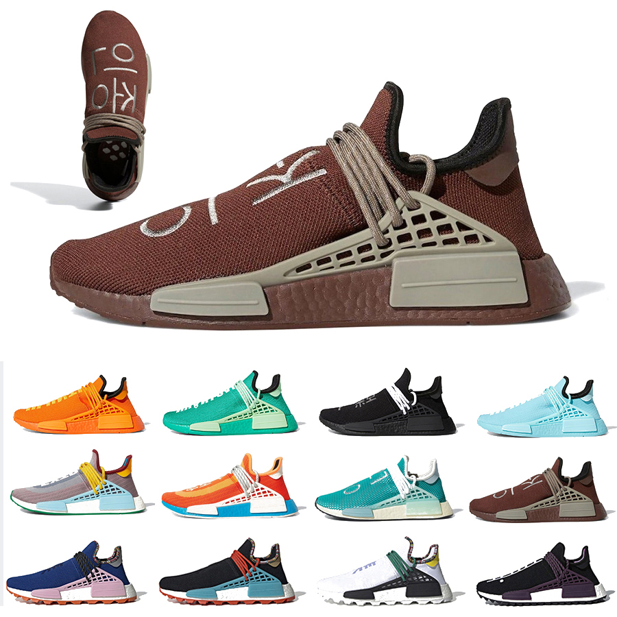 New Extra Eye Pharrell Williams x Human race men women running shoes dash green superstar HU Runner Chocolate mens sports sneakers, Color#11
New Extra Eye Pharrell Williams x Human race men women running shoes dash green superstar HU Runner Chocolate mens sports sneakers, Color#11