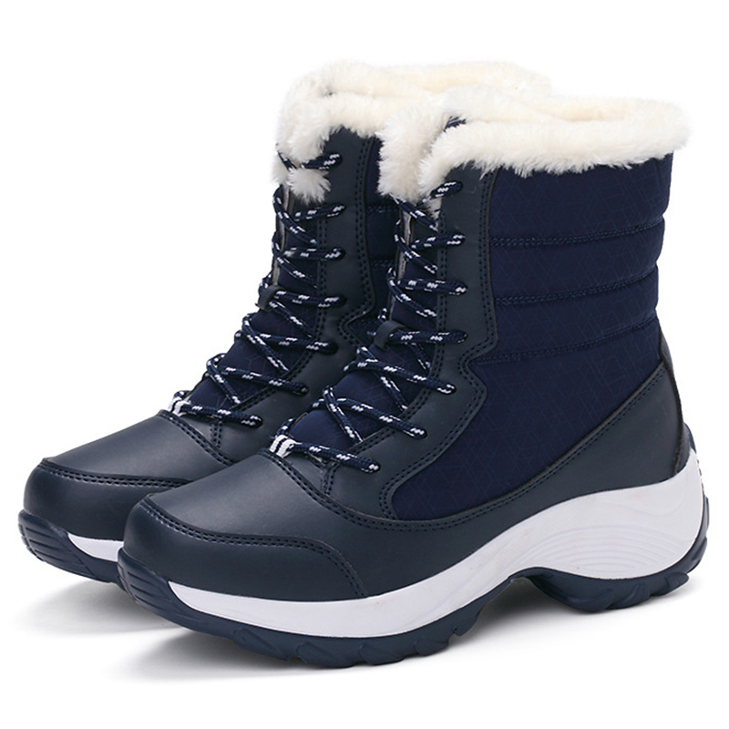 Super Warm Winter Boots Women Plus Size Platform Shoes Footwear Female Ankle Botas, Black
Super Warm Winter Boots Women Plus Size Platform Shoes Footwear Female Ankle Botas, Black