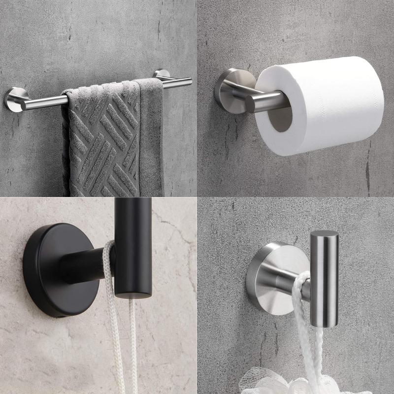 30cm Modern Style Anti Rust Bathroom Hardware Sets Matte Black Stainless Steel Wall Mounted Towel Bar Toilet Paper Holder
30cm Modern Style Anti Rust Bathroom Hardware Sets Matte Black Stainless Steel Wall Mounted Towel Bar Toilet Paper Holder