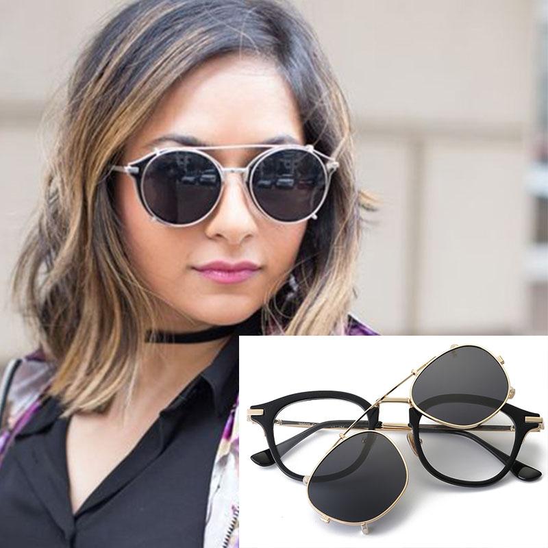 black Men women sunglasses Vintage Punk 2 in 1 sunglasses mirror Brand Design trend Clip On 
black Men women sunglasses Vintage Punk 2 in 1 sunglasses mirror Brand Design trend Clip On