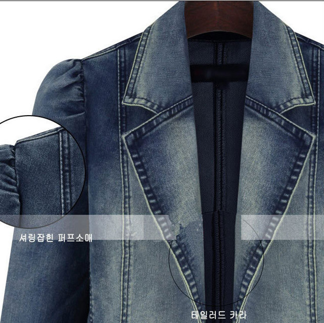 6XL Outerwear Large Size Women's Jean Jacket Spring Slim Blue Dzhinsovki Plus Size Denim Coat Female Cardigan Spring Jean Coats 201112