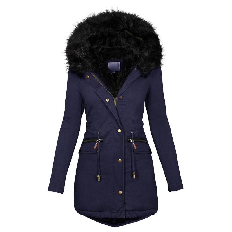 Women Casual Thicker Winter Slim Down Lammy Jacket Coat Overcoat Medium Long Big Hair Collar Thickened Cotton Suit #T2G, Army green
Women Casual Thicker Winter Slim Down Lammy Jacket Coat Overcoat Medium Long Big Hair Collar Thickened Cotton Suit #T2G, Army green