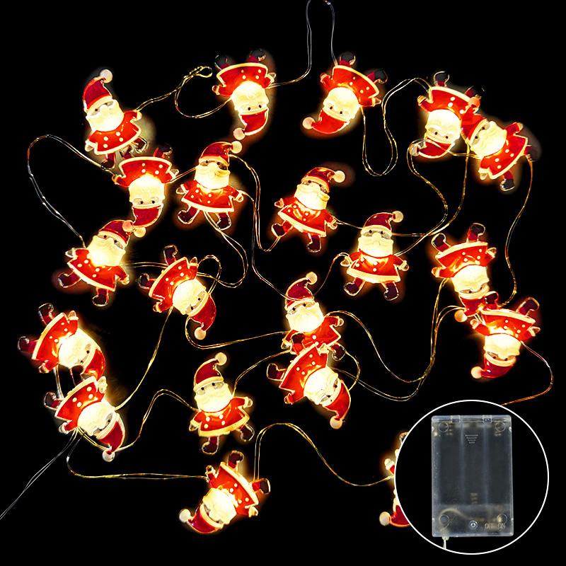 2 meter 20LED Christmas Santa Reindeer Xmas Tree LED Light String Navidad Party Decoration For Home Christmas New Year Ornament
2 meter 20LED Christmas Santa Reindeer Xmas Tree LED Light String Navidad Party Decoration For Home Christmas New Year Ornament