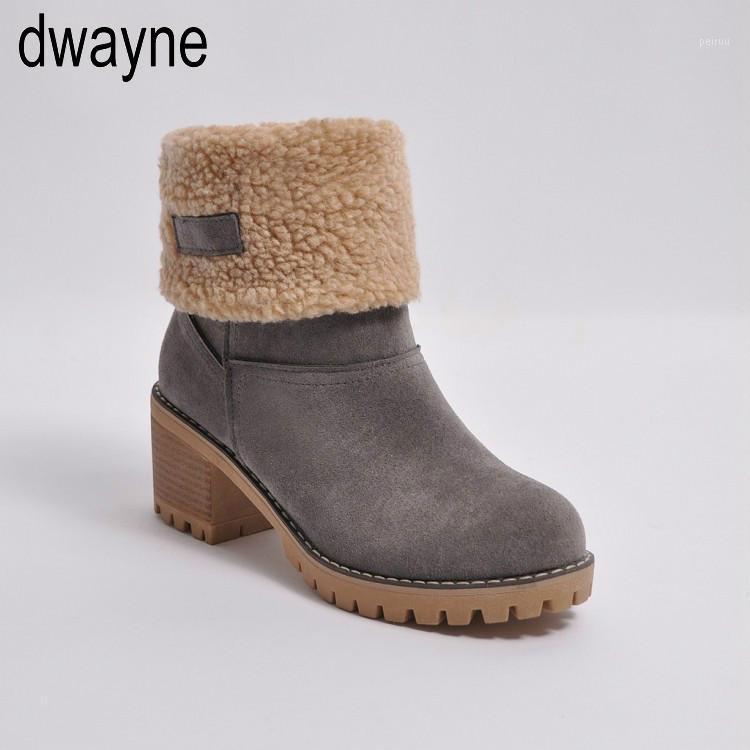 Women Suede Winter Snow Boots Warm Cotton-padded Shoes Mid Heels Footwear Plush Boots Lady Big Size sdc451, Black
Women Suede Winter Snow Boots Warm Cotton-padded Shoes Mid Heels Footwear Plush Boots Lady Big Size sdc451, Black