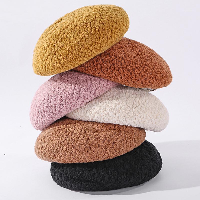 HT3333 Berets for Women New Fashion Solid Lamb Wool Hats for Winter Female Warm Artist Painter Hat Women Berets Casual Beret Hat1, Black
HT3333 Berets for Women New Fashion Solid Lamb Wool Hats for Winter Female Warm Artist Painter Hat Women Berets Casual Beret Hat1, Black