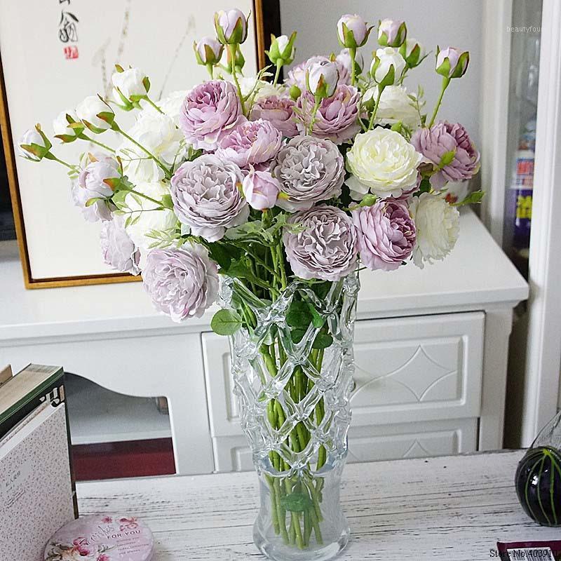 Western Rose Fake Flowers 3 Heads Artificial Flower Branch for Christmas Home Garden Decoration Wedding Silk Real Touch Florals1, Random color
Western Rose Fake Flowers 3 Heads Artificial Flower Branch for Christmas Home Garden Decoration Wedding Silk Real Touch Florals1, Random color