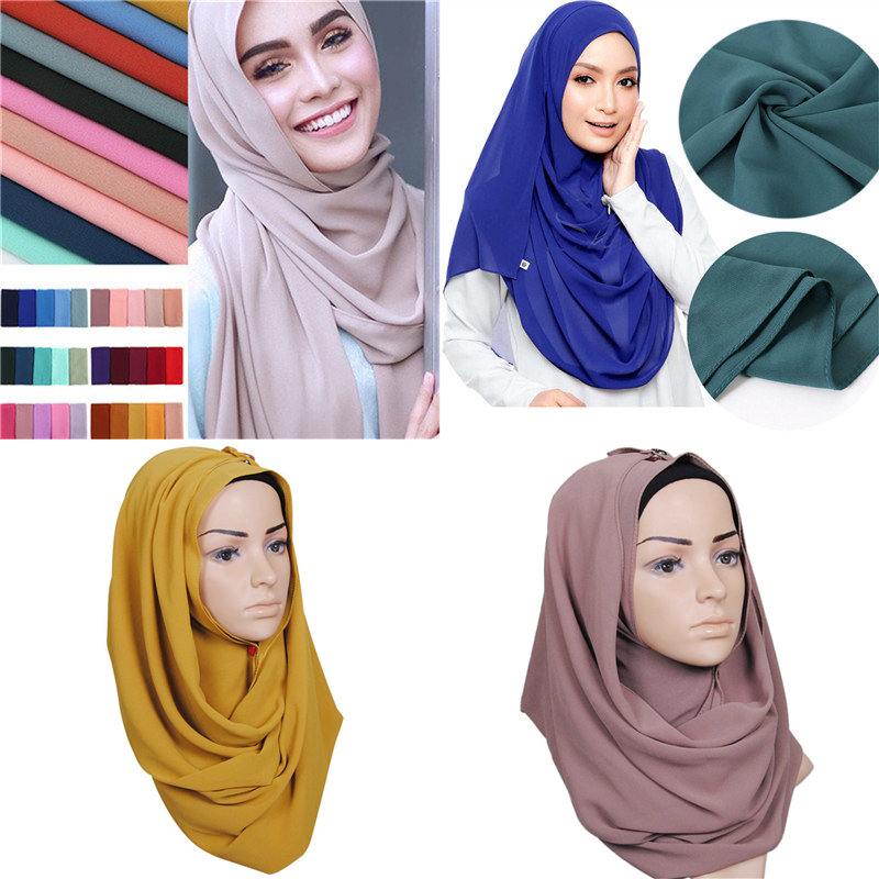 Women Plain Chiffon Scarf Head Wrap Solid Color Maxi Shawls Islamic Headband Muslim Hijabs Turban Scarves Scarf 78 Colors Popular F120201, Red;brown
Women Plain Chiffon Scarf Head Wrap Solid Color Maxi Shawls Islamic Headband Muslim Hijabs Turban Scarves Scarf 78 Colors Popular F120201, Red;brown