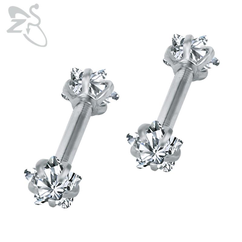 Stud Double Sided Earrings Piercing Star Ear Studs Cubic Zirconia Earring Crystal Barbell Stainless Steel Tragus Piercings
Stud Double Sided Earrings Piercing Star Ear Studs Cubic Zirconia Earring Crystal Barbell Stainless Steel Tragus Piercings
