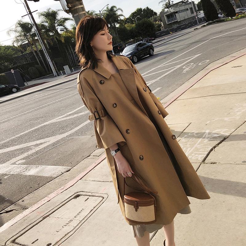 Women Casual Solid Color Double Breasted Outwear Sashes Office Coat Chic Epaulet Design Long Trench Spring Autumn Winter, White
Women Casual Solid Color Double Breasted Outwear Sashes Office Coat Chic Epaulet Design Long Trench Spring Autumn Winter, White