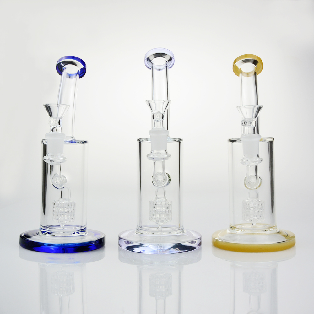 9" Percolators Glass Bong Recycler Dab Rig Matrix Perc Hookahs Bongs Tobacco Water Pipe Oil Rigs Bubblers Smoking Pipes 14mm Bowl
9" Percolators Glass Bong Recycler Dab Rig Matrix Perc Hookahs Bongs Tobacco Water Pipe Oil Rigs Bubblers Smoking Pipes 14mm Bowl