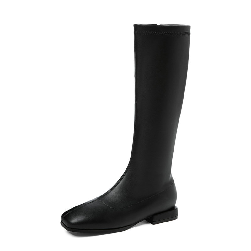 2021 New Autumn Winter Knee High Heel Women Shoes Pu Leather Square Toe Ladies Boots Big Size 34-43 Ghla, Black
2021 New Autumn Winter Knee High Heel Women Shoes Pu Leather Square Toe Ladies Boots Big Size 34-43 Ghla, Black
