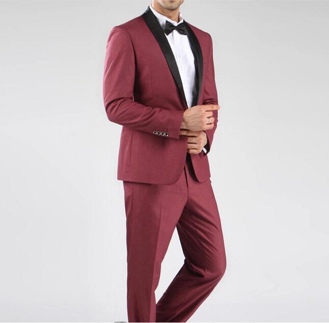 Classic Hot sale Wine Red Shawl lapel One buttonCustom made groom suits man's Business suits ( jacket+Pant+tie, As picture
Classic Hot sale Wine Red Shawl lapel One buttonCustom made groom suits man's Business suits ( jacket+Pant+tie, As picture