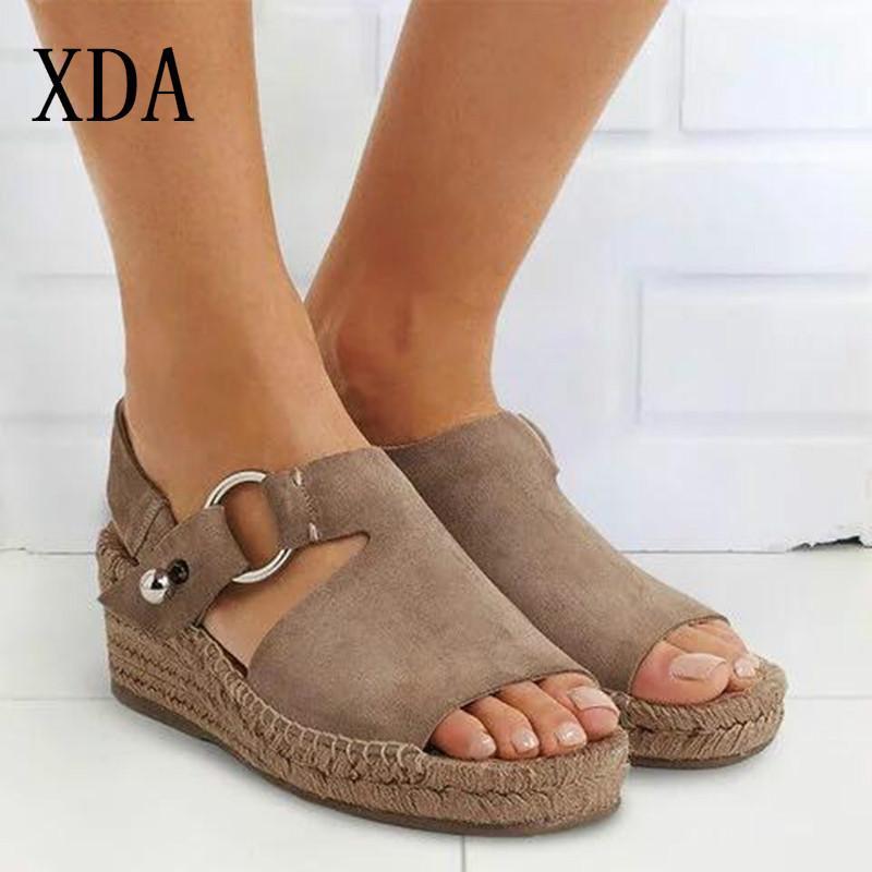 XDA Women Sandals Size 35-43 Wedges Shoes For Women High Heels Sandals Summer Shoes fashion retro Femme Platform L2991, Beige
XDA Women Sandals Size 35-43 Wedges Shoes For Women High Heels Sandals Summer Shoes fashion retro Femme Platform L2991, Beige