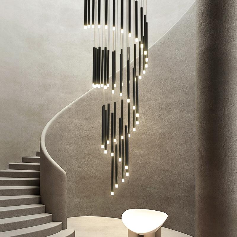 Modern LED Chandelier lighting,used for living room, staircase decoration black gold Long Chandelier power 24/30/90/147W 90-260V
Modern LED Chandelier lighting,used for living room, staircase decoration black gold Long Chandelier power 24/30/90/147W 90-260V
