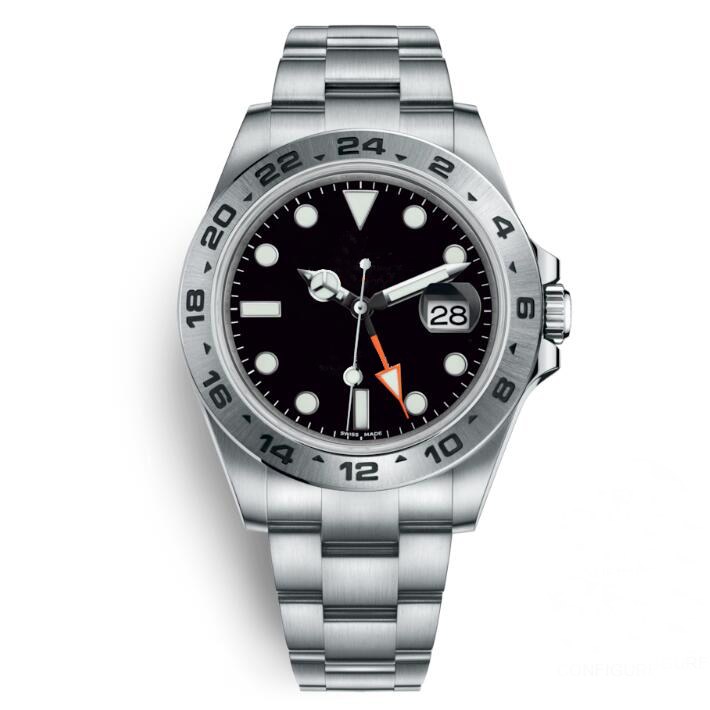 Black Watch Men Explorer II 40 MM Stainless Steel Automatic independently Date 24 Hours Set individually Multifunction Man Wristwatch, White
Black Watch Men Explorer II 40 MM Stainless Steel Automatic independently Date 24 Hours Set individually Multifunction Man Wristwatch, White
