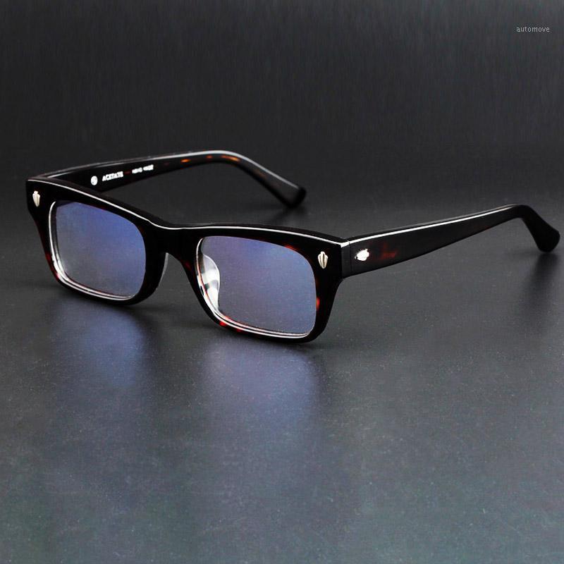 

Vazrobe Acetate Glasses Frames Male Rectangle Eyeglasses Men Black Tortoise Spectacles for Prescription Optical Lens1