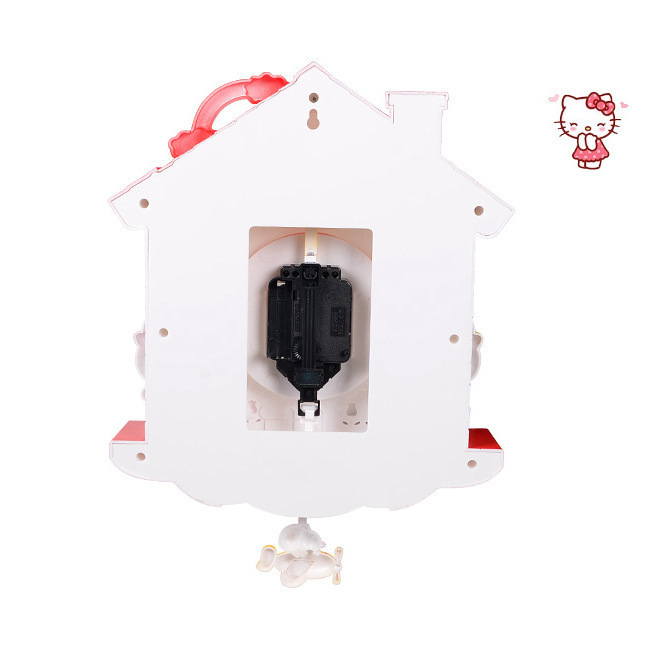 12 Inch Cartoon My Melody Swing Kids Girls Wall Quartz Clock Home Decro for Bedroom Liveroom Y200109