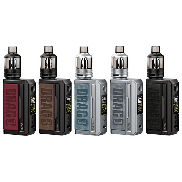 VOOPOO Drag 3 177W TC Kit powered by Dual 18650 external battery with 5.5ml TPP & PnP pod tank 100% Original, Multi
VOOPOO Drag 3 177W TC Kit powered by Dual 18650 external battery with 5.5ml TPP & PnP pod tank 100% Original, Multi